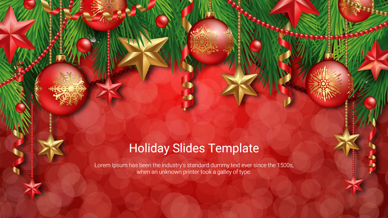 Holiday Google Slides Template